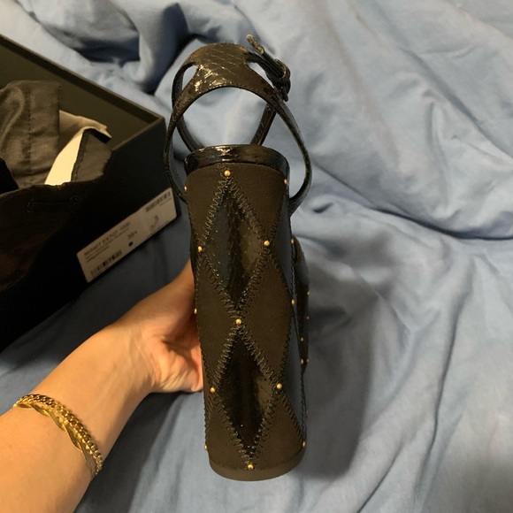 COPY - YSL Yves Saint Laurent Paige Suede Platfor… - Picture 5 of 10